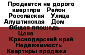 Продается не дорого квартира › Район ­ Российская › Улица ­ Алуштинская › Дом ­ 30 › Общая площадь ­ 35 › Цена ­ 1 350 000 - Краснодарский край Недвижимость » Квартиры продажа   . Краснодарский край